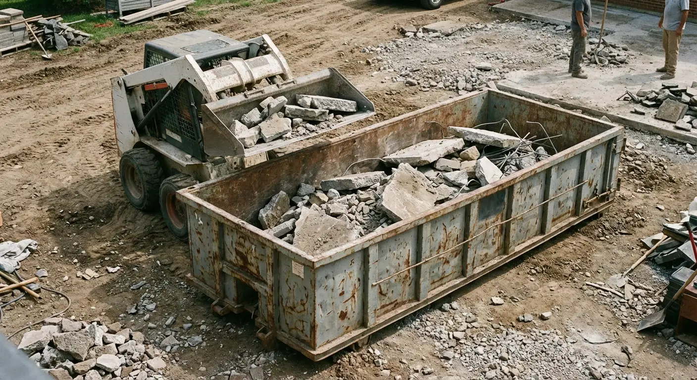 Heavy Concrete Patio Removal in Encinitas, CA