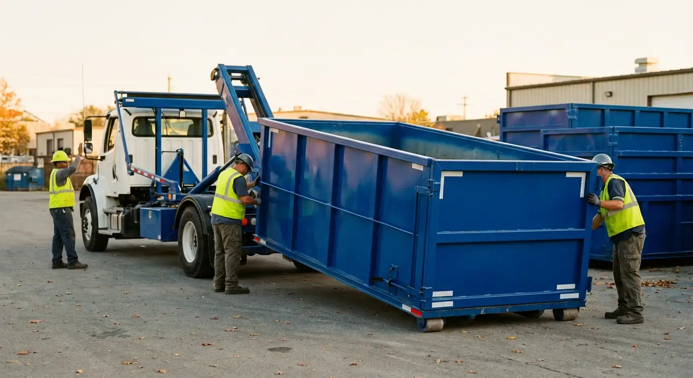 Commercial waste management and dumpster rental logistics in Encinitas, CA