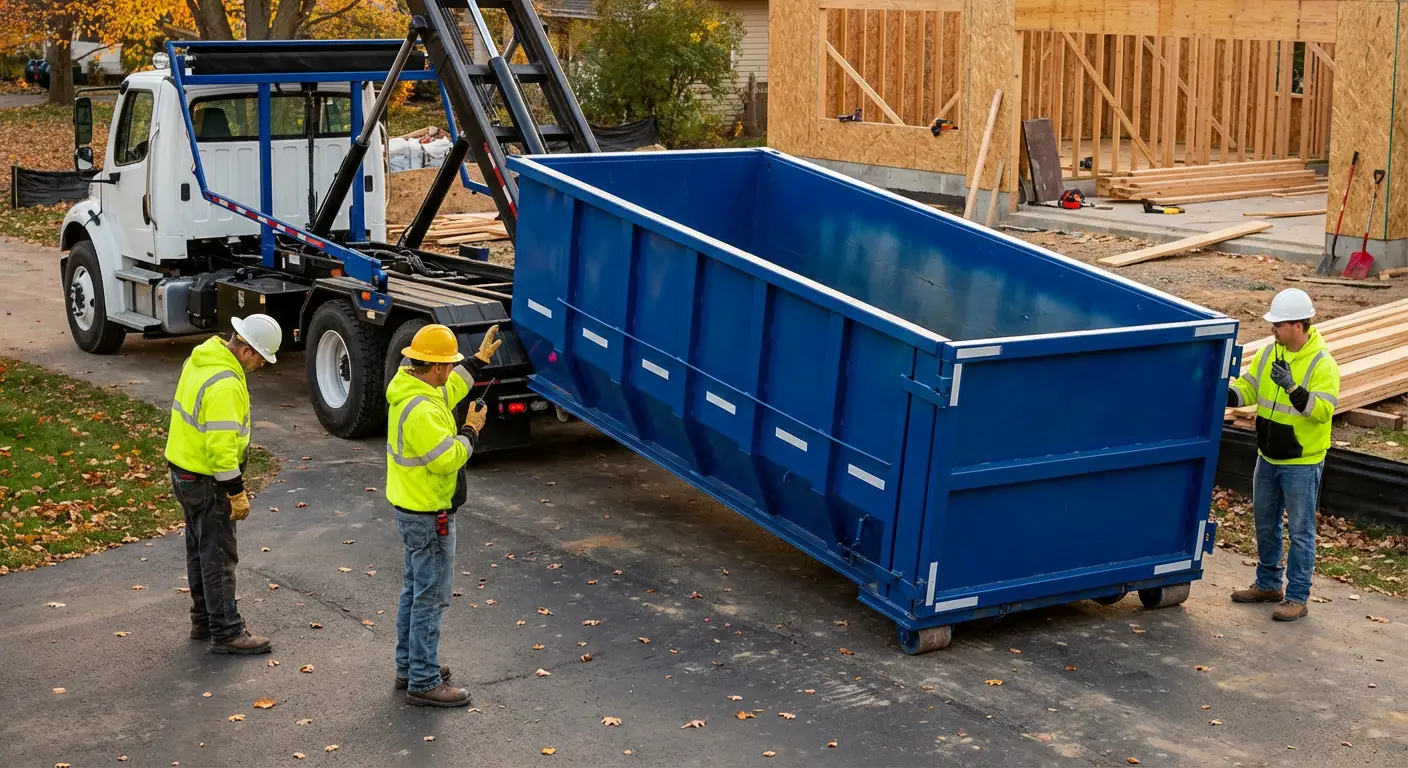 Construction dumpster delivery and waste management in Encinitas, CA