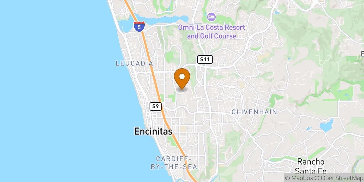  neighborhood map in Encinitas, CA