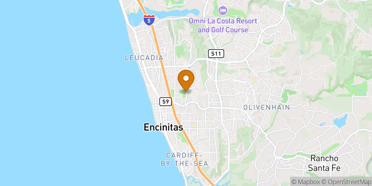  neighborhood map in Encinitas, CA