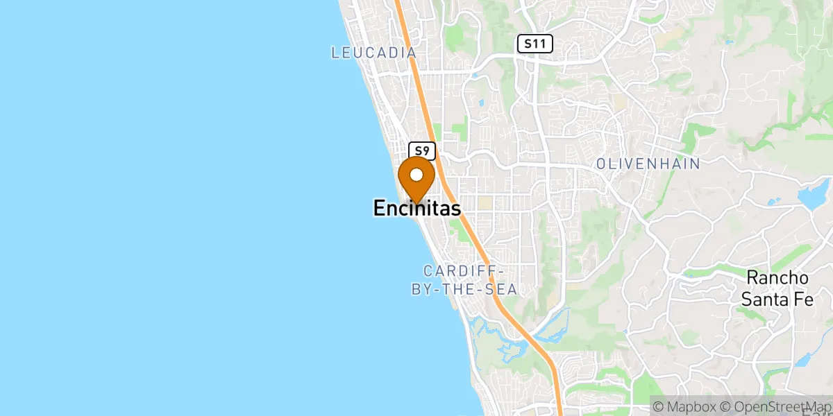  neighborhood map in Encinitas, CA