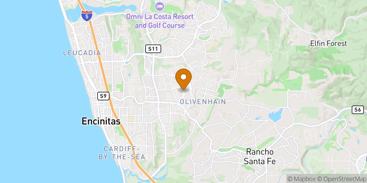  neighborhood map in Encinitas, CA